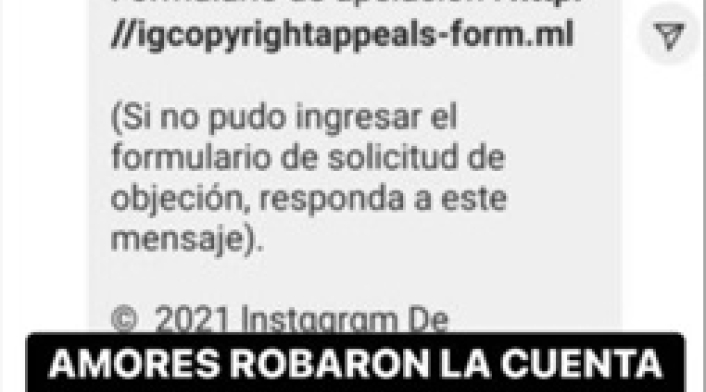 Laura Tobón y la cuenta del Instagram de su marca fue robada