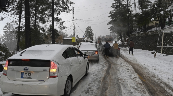 Nevadas en Pakistán