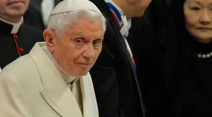 Papa emérito Benedicto XVI en el Vaticano