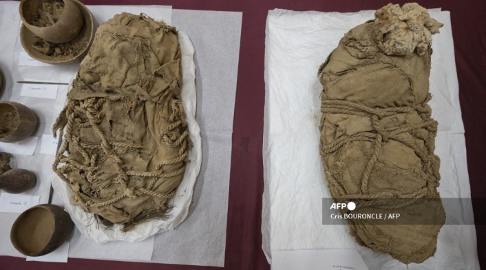 Arqueólogos presentan momias precolombinas de niños sacrificados