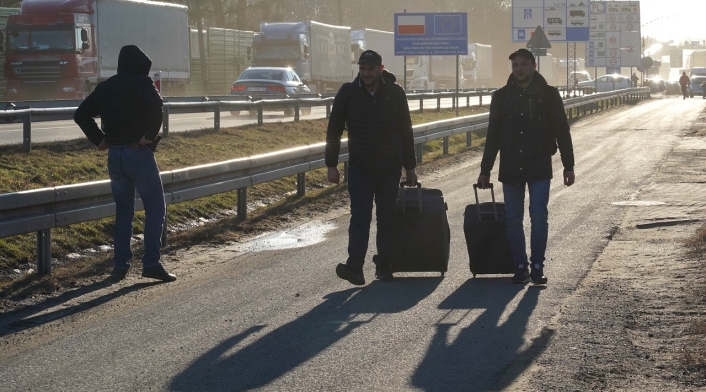 Ataque a Ucrania: evacuación de las ciudades.