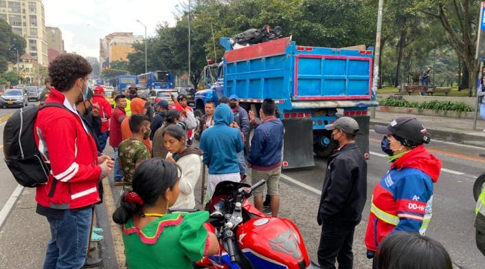 Menor de la comunidad embera fue atropellada Menor de la comunidad embera fue atropellada