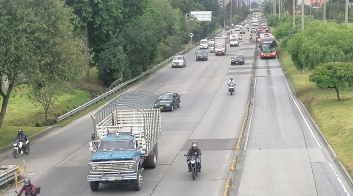 Autopista Norte Autopista Norte no está correctamente demarcada