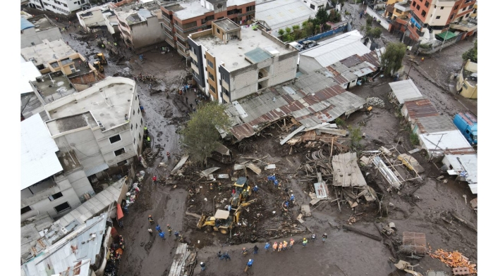 Avalancha en Ecuador