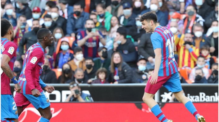 Barcelona vs Valencia Barcelona venció al Valencia