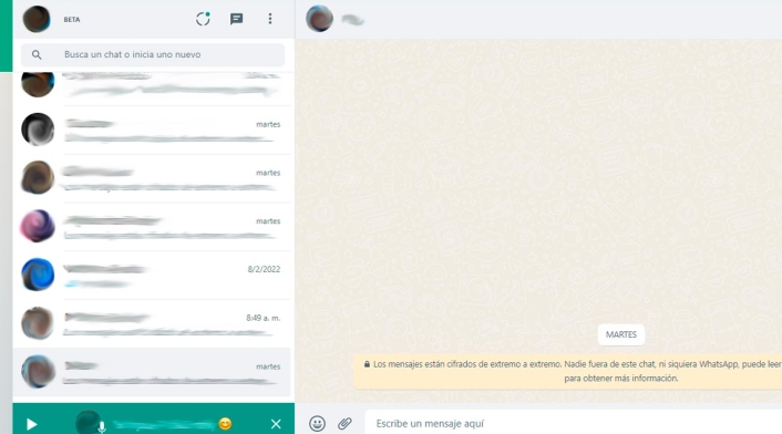 Reproductor de audios en Chat de whatsapp web Reproductor de audios en Chat de whatsapp web