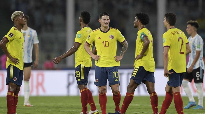 Selección Colombia vs Argentina