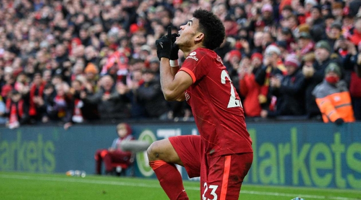 Luis Díaz en Liverpool 2022