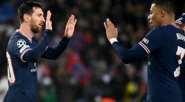 Messi y Mbappé en PSG