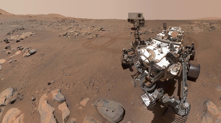 Rover Perseverance muestra el planeta Marte
