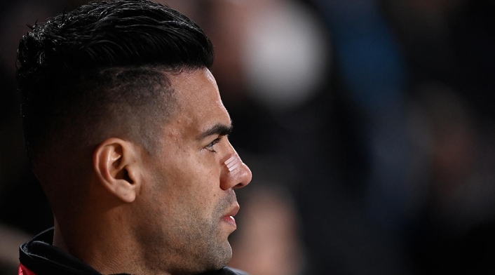 Radamel Falcao, jugando con el Rayo Vallecano Radamel Falcao con el Rayo Vallecano