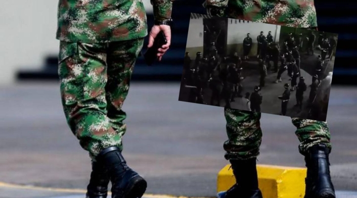Enfrentamiento con palos y piedras entre soldados en el Cantón Norte