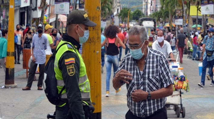 Uso de tapabocas en Ibagué