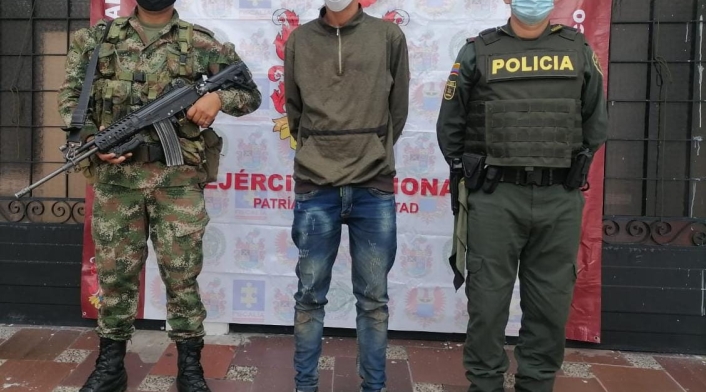 Haiver Hernández Romero, fue capturado en flagrancia Haiver Hernández Romero, fue capturado en flagrancia
