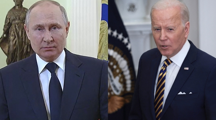 Joe Biden y Vladimir Putin
