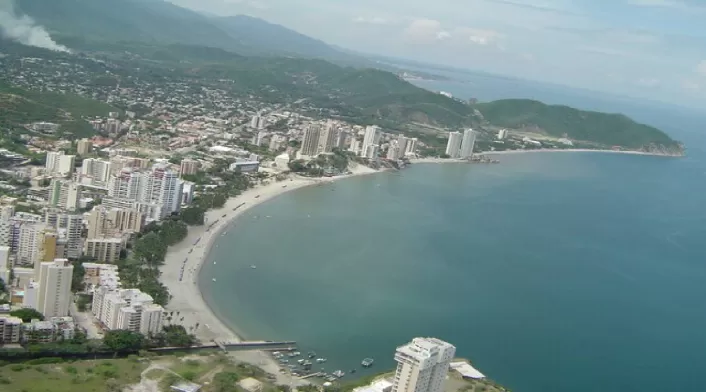 El Rodadero, lugar turístico en Santa Marta El Rodadero, lugar turístico en Santa Marta
