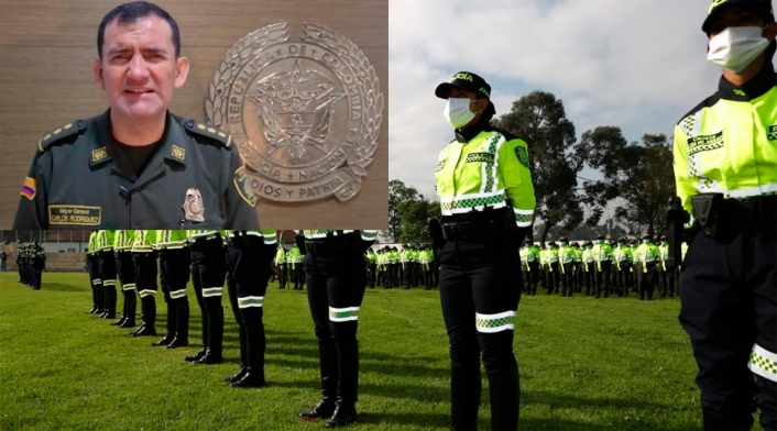 Carlos Ernesto Rodríguez y oficiales de policía Carlos Ernesto Rodríguez y oficiales de policía