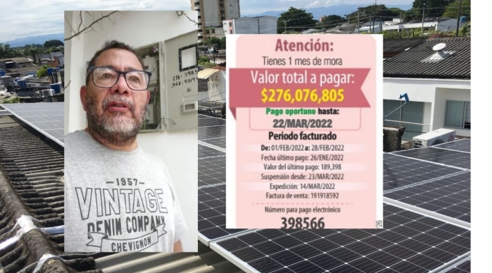 Factura de luz por $276 millones a familia en Barrancabermeja