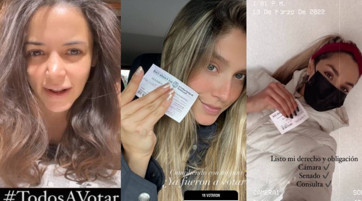 Famosos que votaron Famosos que votaron