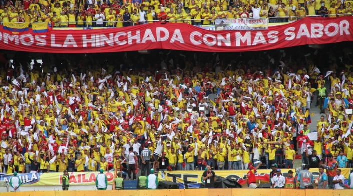 Hinchas de la Selección Colombia en Barranquilla Hinchas de la Selección Colombia