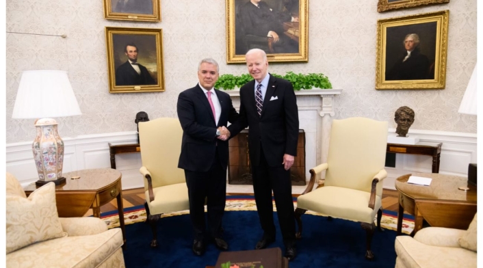 Iván Duque y Joe Biden Iván Duque y Joe Biden