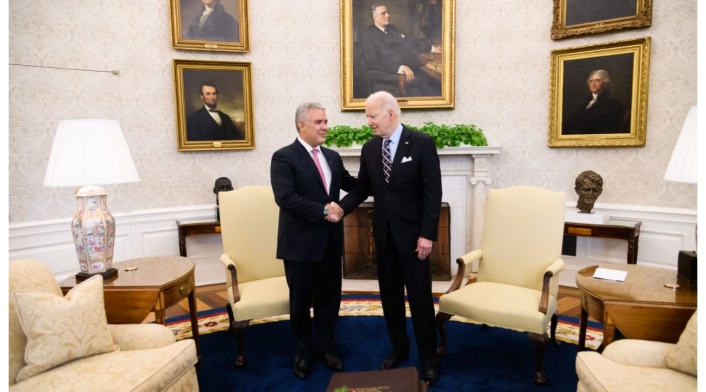Iván Duque y Joe Biden Iván Duque y Joe Biden