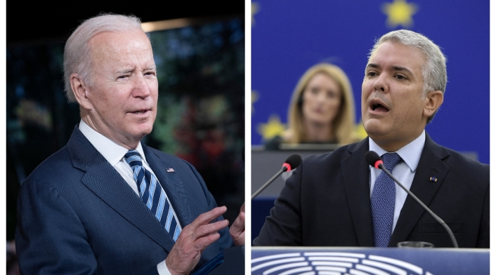 Joe Biden e Iván Duque Joe Biden e Iván Duque se reunirán en el primer semestre de 2022