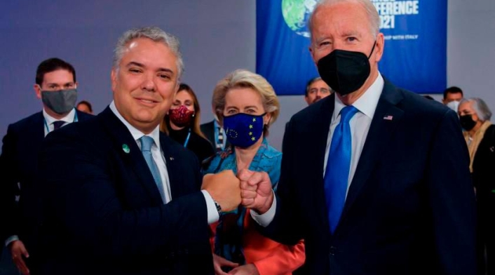 Joe Biden e Iván Duque Joe Biden e Iván Duque