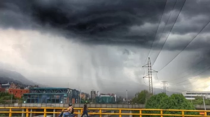 Las precipitaciones más intensas se presentarán entre las dos y las tres de la tarde.