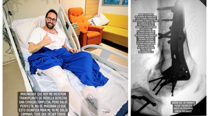 Cirugía de Lucas Arnau, sometido a trasplante de rodilla