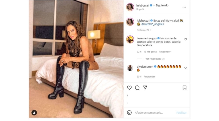 Luly Bossa se destapó en redes sociales