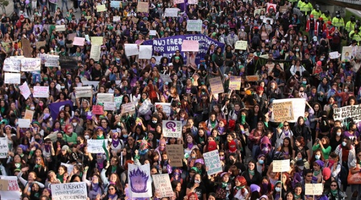 Movilizaciones 8 de marzo en Bogotá- Día de la Mujer
