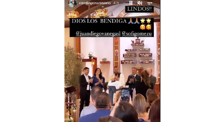 Sofia Gómez y Juan Diego Vanegas se casaron
