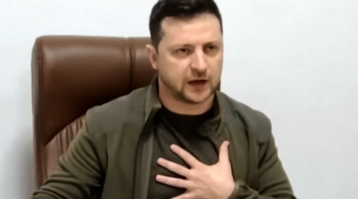 Volodimir Zelensky, presidente de Ucrania