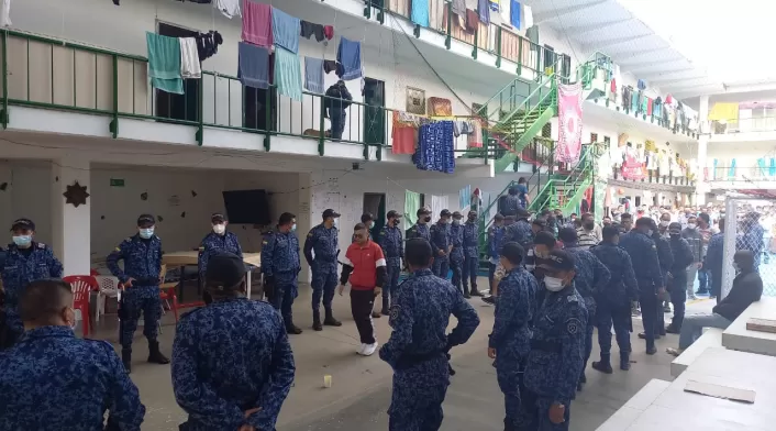 Riña en cárcel de Cómbita en Boyacá, dejo dos muertos y un herido