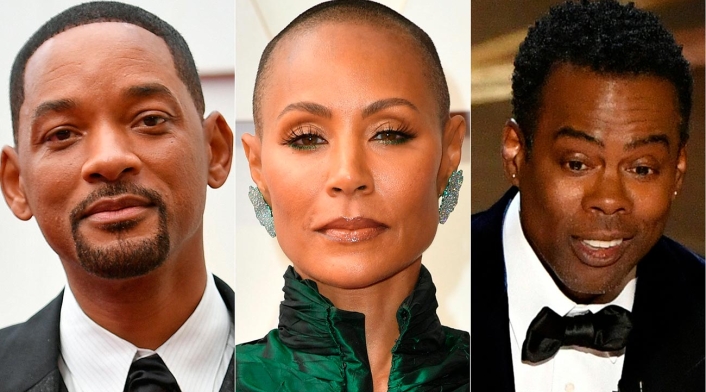 Will Smith, Jada Pinkett Smith y Chris Rock Will Smith, Jada Pinkett Smith y Chris Rock