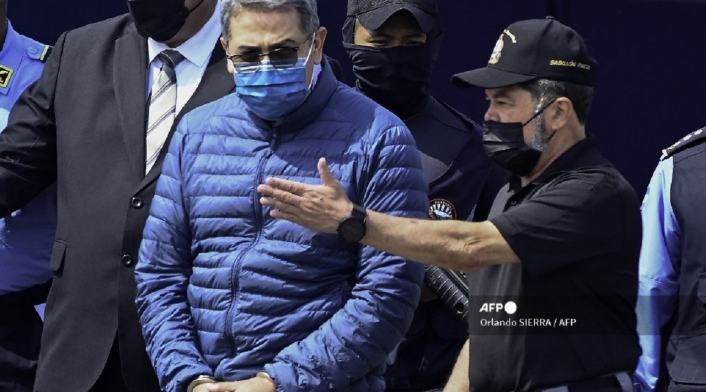 Extradición del expresidente de Honduras Juan Orlando Hernández.