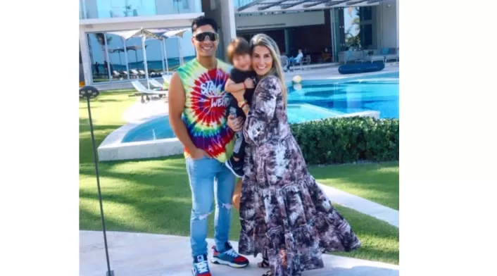 Chyno y Natasha Araos, su exesposa
