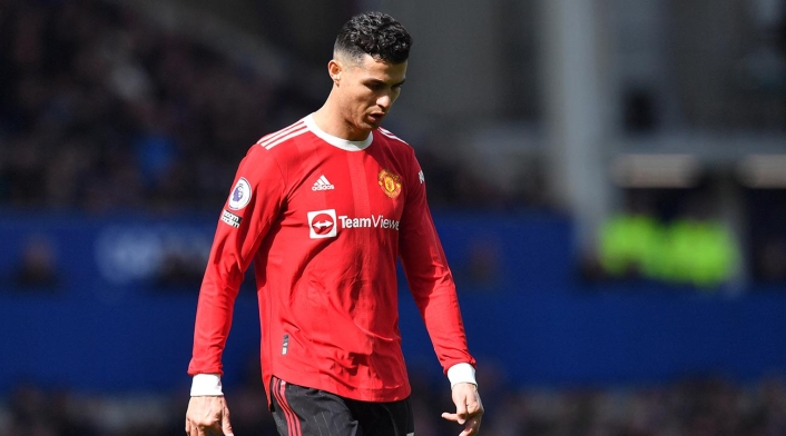 Cristiano Ronaldo jugando con el Manchester United