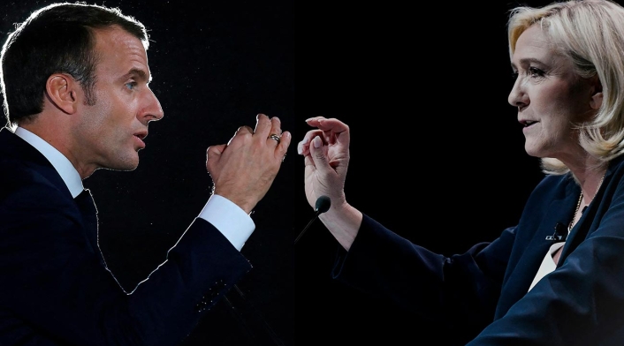 Emmanuel Macron y Marine Le Pen Emmanuel Macron y Marine Le Pen