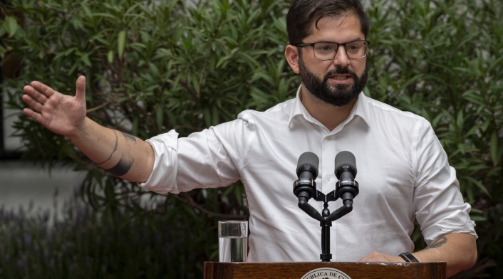 Gabriel Boric, presidente de Chile