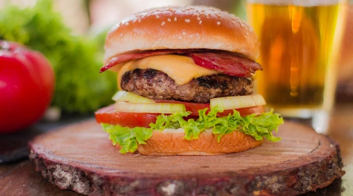 Hamburguesa sin papas Hamburguesa sin papas