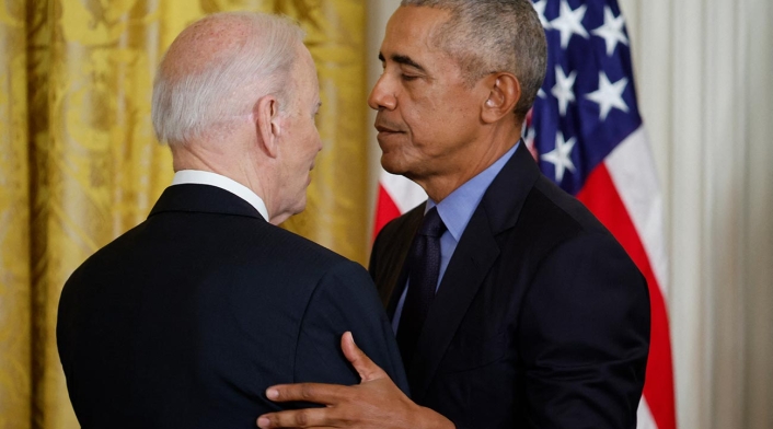 Joe Biden y Barack Obama, expresidentes de EE.UU. Joe Biden y Barack Obama