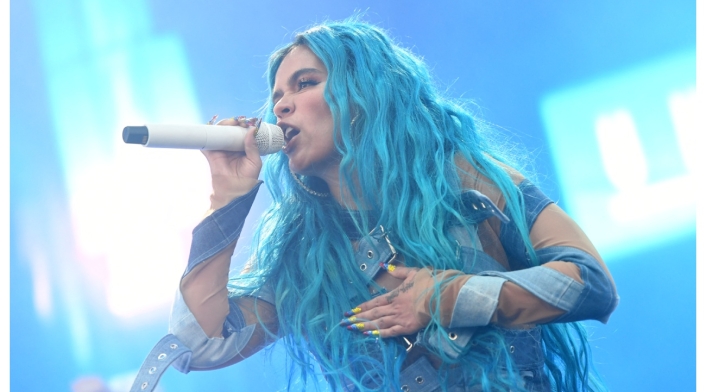 Karol G en su presentación de Coachella