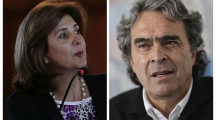Maria Ángela Holguin y Sergio Fajardo Maria Ángela Holguin y Sergio Fajardo