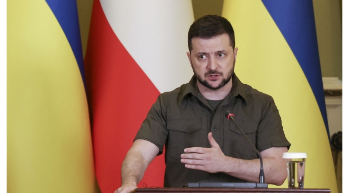 Presidente de Ucrania, Volodimir Zelensky Presidente de Ucrania, Volodimir Zelensky