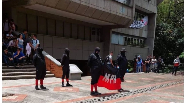 Protesta en Universidad Nacional de Medellín Protesta en Universidad Nacional de Medellín