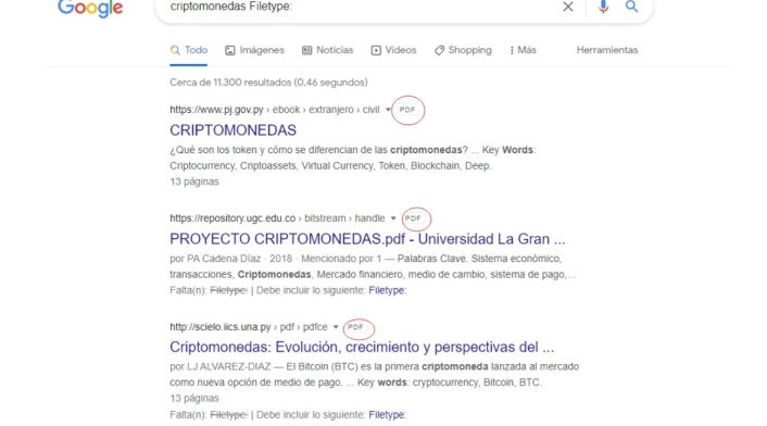 Encuentre Pdf de manera sencilla en Google