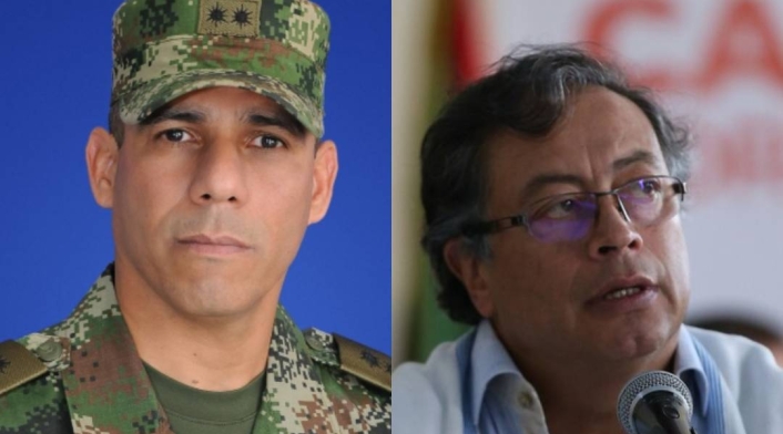 General Zapateiro envió frontal ataque a Gustavo Petro por cuestionar ascensos en el Ejército