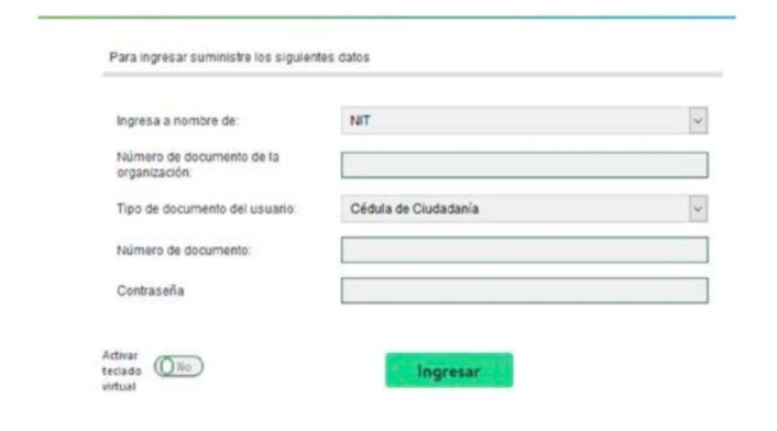 Actualización del RUT